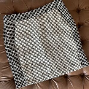 Banana Republic Black and White Patterned Pencil Skirt